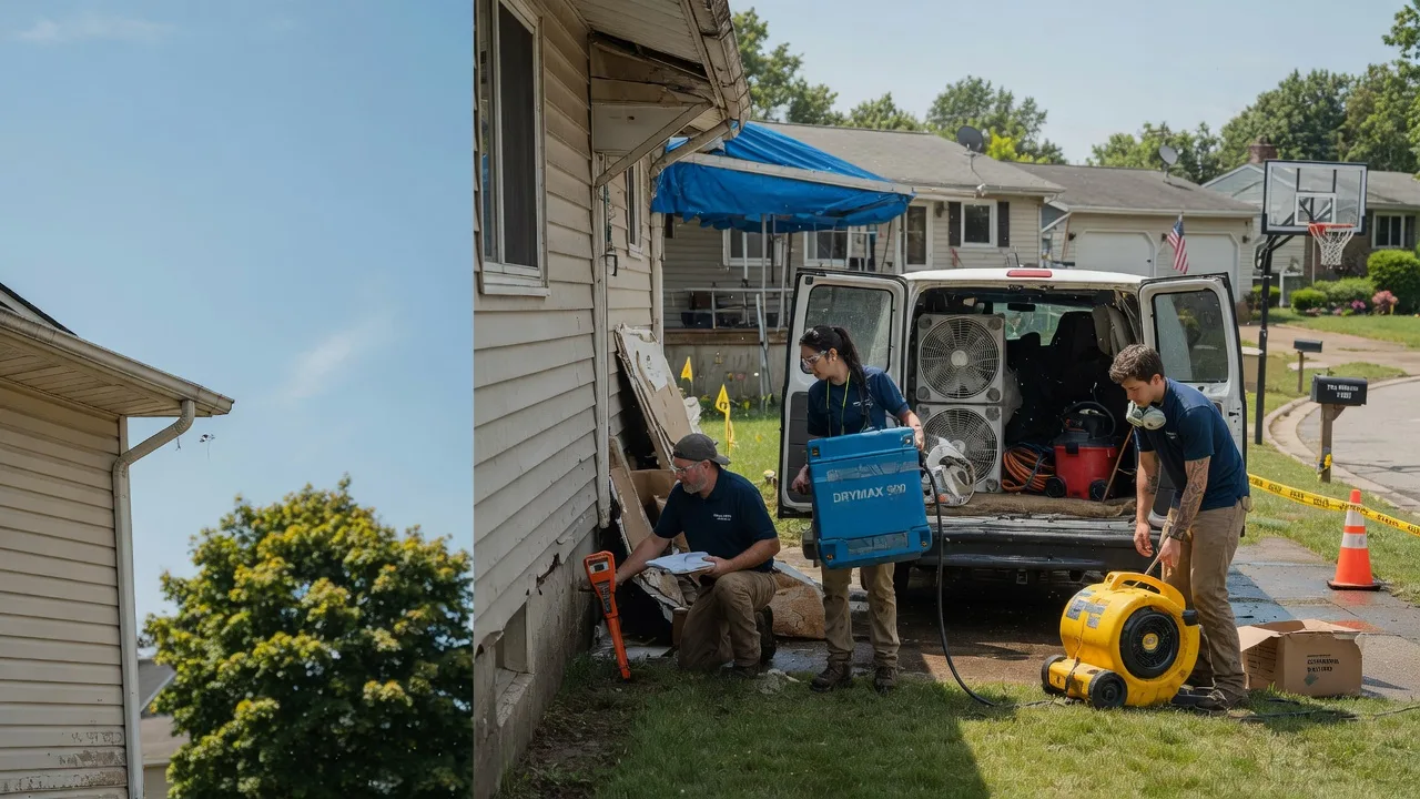 Ceiling Leak Cleanup in Modena, PA near me